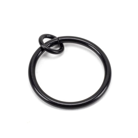 This is an image showing From The Anvil - Black Curtain Ring available from T.H Wiggans Architectural Ironmongery in Kendal, quick delivery and discounted prices