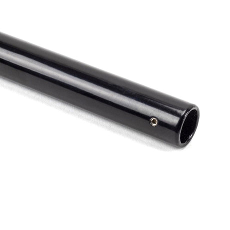 This is an image showing From The Anvil - Black 1.5m Curtain Pole available from T.H Wiggans Architectural Ironmongery in Kendal, quick delivery and discounted prices