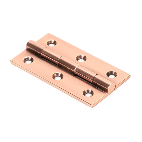 This is an image showing From The Anvil - Polished Bronze 2.5" Butt Hinge (pair) available from T.H Wiggans Architectural Ironmongery in Kendal, quick delivery and discounted prices