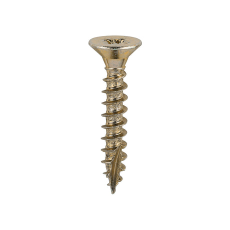 This is an image showing TIMCO Classic Multi-Purpose Screws - PZ - Double Countersunk - Yellow - 5.0 x 30 - 200 Pieces Box available from T.H Wiggans Ironmongery in Kendal, quick delivery at discounted prices.