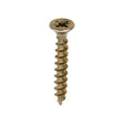 This is an image showing TIMCO Solo Chipboard & Woodscrews - PZ - Double Countersunk - Yellow - 5.0 x 35 - 200 Pieces Box available from T.H Wiggans Ironmongery in Kendal, quick delivery at discounted prices.