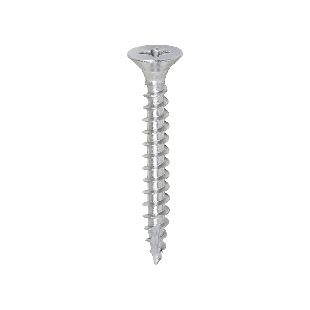 This is an image showing TIMCO Classic Multi-Purpose Screws - PZ - Double Countersunk - A2 Stainless Steel
 - 5.0 x 40 - 200 Pieces Box available from T.H Wiggans Ironmongery in Kendal, quick delivery at discounted prices.