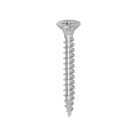 This is an image showing TIMCO Classic Multi-Purpose Screws - PZ - Double Countersunk - A2 Stainless Steel
 - 5.0 x 40 - 200 Pieces Box available from T.H Wiggans Ironmongery in Kendal, quick delivery at discounted prices.