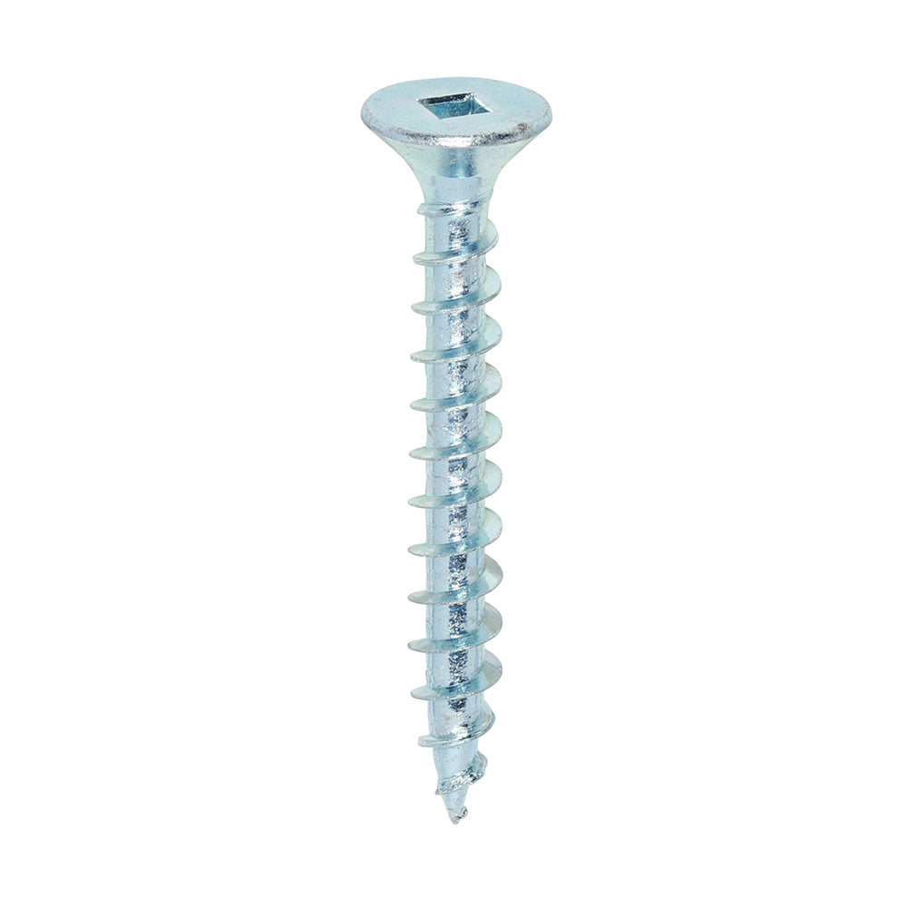 This is an image showing TIMCO Solo Chipboard & Woodscrews - SQ - Double Countersunk - Zinc - 5.0 x 40 - 200 Pieces Box available from T.H Wiggans Ironmongery in Kendal, quick delivery at discounted prices.