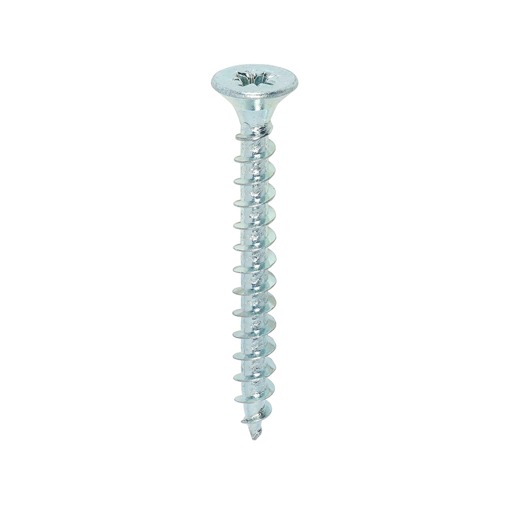 This is an image showing TIMCO Solo Chipboard & Woodscrews - PZ - Double Countersunk - Zinc - 5.0 x 45 - 200 Pieces Box available from T.H Wiggans Ironmongery in Kendal, quick delivery at discounted prices.
