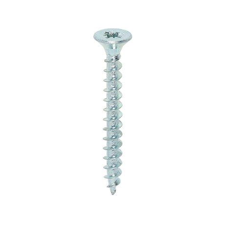 This is an image showing TIMCO Solo Chipboard & Woodscrews - PZ - Double Countersunk - Zinc - 5.0 x 45 - 200 Pieces Box available from T.H Wiggans Ironmongery in Kendal, quick delivery at discounted prices.