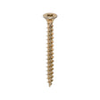This is an image showing TIMCO Solo Chipboard & Woodscrews - PZ - Double Countersunk - Yellow - 5.0 x 50 - 200 Pieces Box available from T.H Wiggans Ironmongery in Kendal, quick delivery at discounted prices.