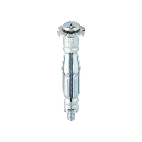 This is an image showing TIMCO Metal Cavity Anchors - Zinc - M5 x 52 (60mm Screw) - 100 Pieces Box available from T.H Wiggans Ironmongery in Kendal, quick delivery at discounted prices.