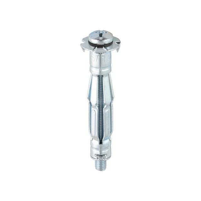 This is an image showing TIMCO Metal Cavity Anchors - Zinc - M5 x 52 (60mm Screw) - 100 Pieces Box available from T.H Wiggans Ironmongery in Kendal, quick delivery at discounted prices.