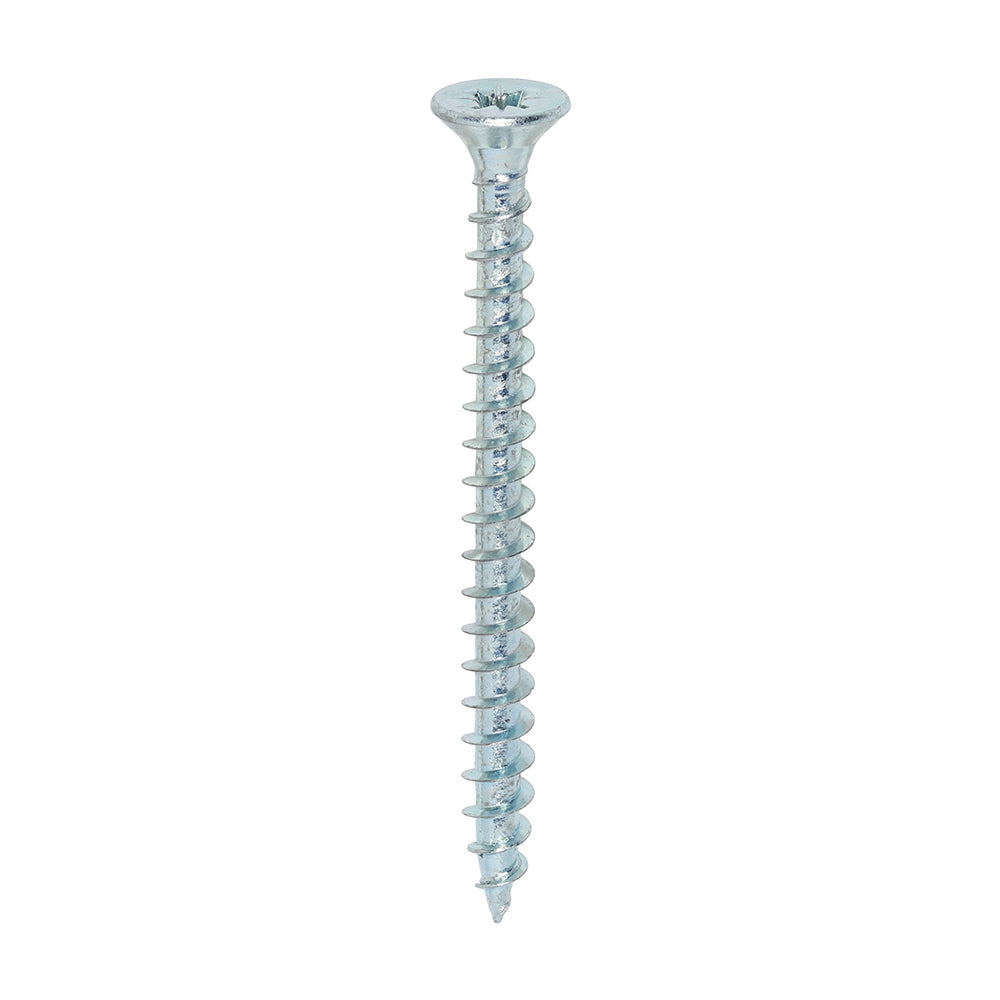 This is an image showing TIMCO Solo Chipboard & Woodscrews - PZ - Double Countersunk - Zinc - 5.0 x 60 - 200 Pieces Box available from T.H Wiggans Ironmongery in Kendal, quick delivery at discounted prices.