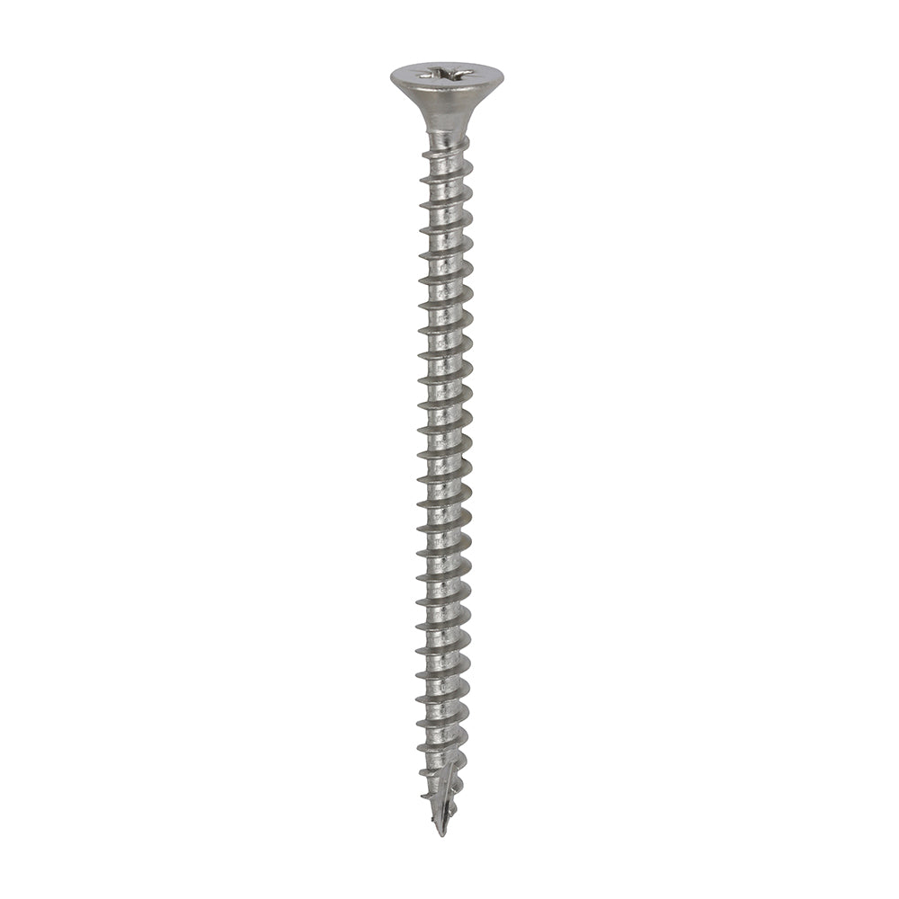 This is an image showing TIMCO Classic Multi-Purpose Screws - PZ - Double Countersunk - A4 Stainless Steel
 - 5.0 x 70 - 200 Pieces Box available from T.H Wiggans Ironmongery in Kendal, quick delivery at discounted prices.