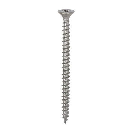 This is an image showing TIMCO Classic Multi-Purpose Screws - PZ - Double Countersunk - A4 Stainless Steel
 - 5.0 x 70 - 200 Pieces Box available from T.H Wiggans Ironmongery in Kendal, quick delivery at discounted prices.