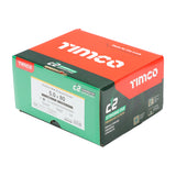 This is an image showing TIMCO C2 Strong-Fix - PZ - Double Countersunk - Twin-Cut - Yellow - 5.0 x 80 - 1000 Pieces Box available from T.H Wiggans Ironmongery in Kendal, quick delivery at discounted prices.