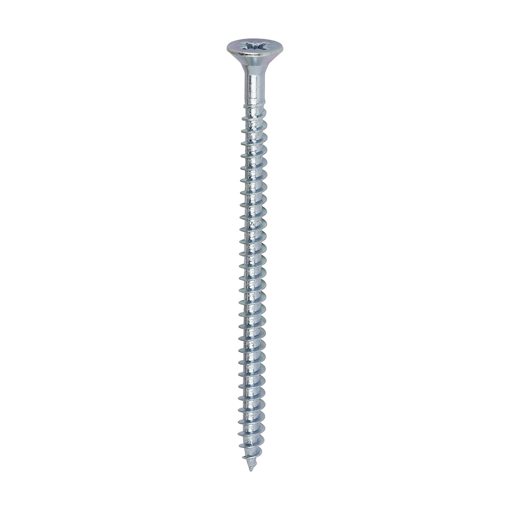 This is an image showing TIMCO Solo Chipboard & Woodscrews - PZ - Double Countersunk - Zinc - 5.0 x 80 - 200 Pieces Box available from T.H Wiggans Ironmongery in Kendal, quick delivery at discounted prices.