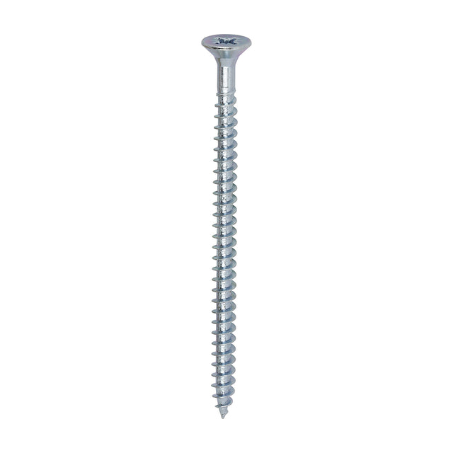This is an image showing TIMCO Solo Chipboard & Woodscrews - PZ - Double Countersunk - Zinc - 5.0 x 80 - 200 Pieces Box available from T.H Wiggans Ironmongery in Kendal, quick delivery at discounted prices.