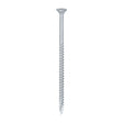 This is an image showing TIMCO C2 Exterior Strong-Fix - PZ - Double Countersunk with Ribs - Twin-Cut - Silver - 5.0 x 100 - 80 Pieces Tub available from T.H Wiggans Ironmongery in Kendal, quick delivery at discounted prices.
