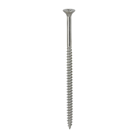 This is an image showing TIMCO Classic Multi-Purpose Screws - PZ - Double Countersunk - A4 Stainless Steel
 - 5.0 x 100 - 100 Pieces Box available from T.H Wiggans Ironmongery in Kendal, quick delivery at discounted prices.