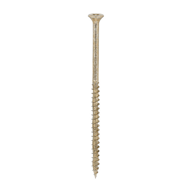 This is an image showing TIMCO Velocity Premium Multi-Use Screws - PZ - Double Countersunk - Yellow
 - 5.0 x 100 - 300 Pieces Tub available from T.H Wiggans Ironmongery in Kendal, quick delivery at discounted prices.
