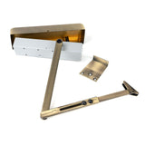 This is an image showing From The Anvil - Aged Brass Size 2-5 Door Closer & Cover available from trade door handles, quick delivery and discounted prices