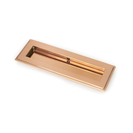 This is an image of From The Anvil - Polished Bronze 175mm Art Deco Rectangular Pull available to order from T.H Wiggans Architectural Ironmongery in Kendal, quick delivery and discounted prices.