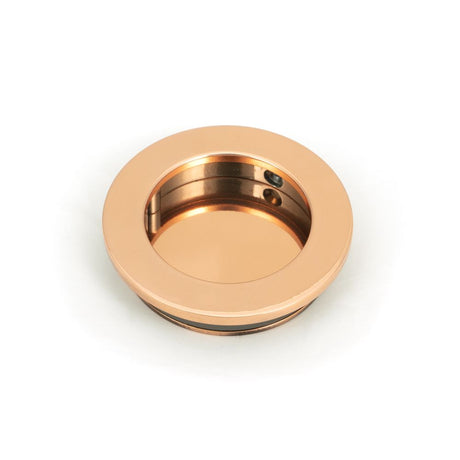 This is an image of From The Anvil - Polished Bronze 60mm Plain Round Pull available to order from T.H Wiggans Architectural Ironmongery in Kendal, quick delivery and discounted prices.