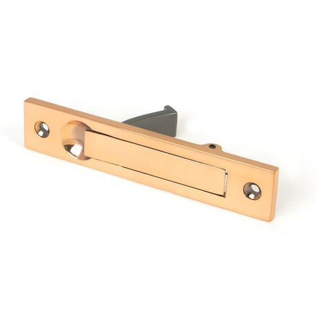 This is an image of From The Anvil - Polished Bronze 125mm x 25mm Edge Pull available to order from T.H Wiggans Architectural Ironmongery in Kendal, quick delivery and discounted prices.