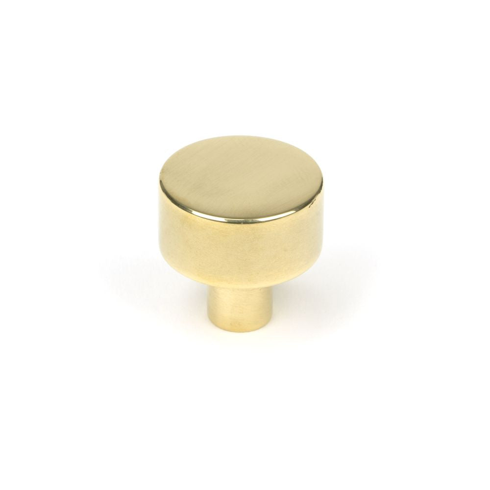 This is an image showing From The Anvil - Aged Brass Kelso Cabinet Knob - 25mm (No rose) available from T.H Wiggans Architectural Ironmongery in Kendal, quick delivery and discounted prices