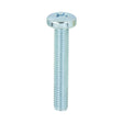 This is an image showing TIMCO Metric Threaded Machine Screws - PZ - Pan Head - Zinc - M5 x 30 - 100 Pieces Box available from T.H Wiggans Ironmongery in Kendal, quick delivery at discounted prices.