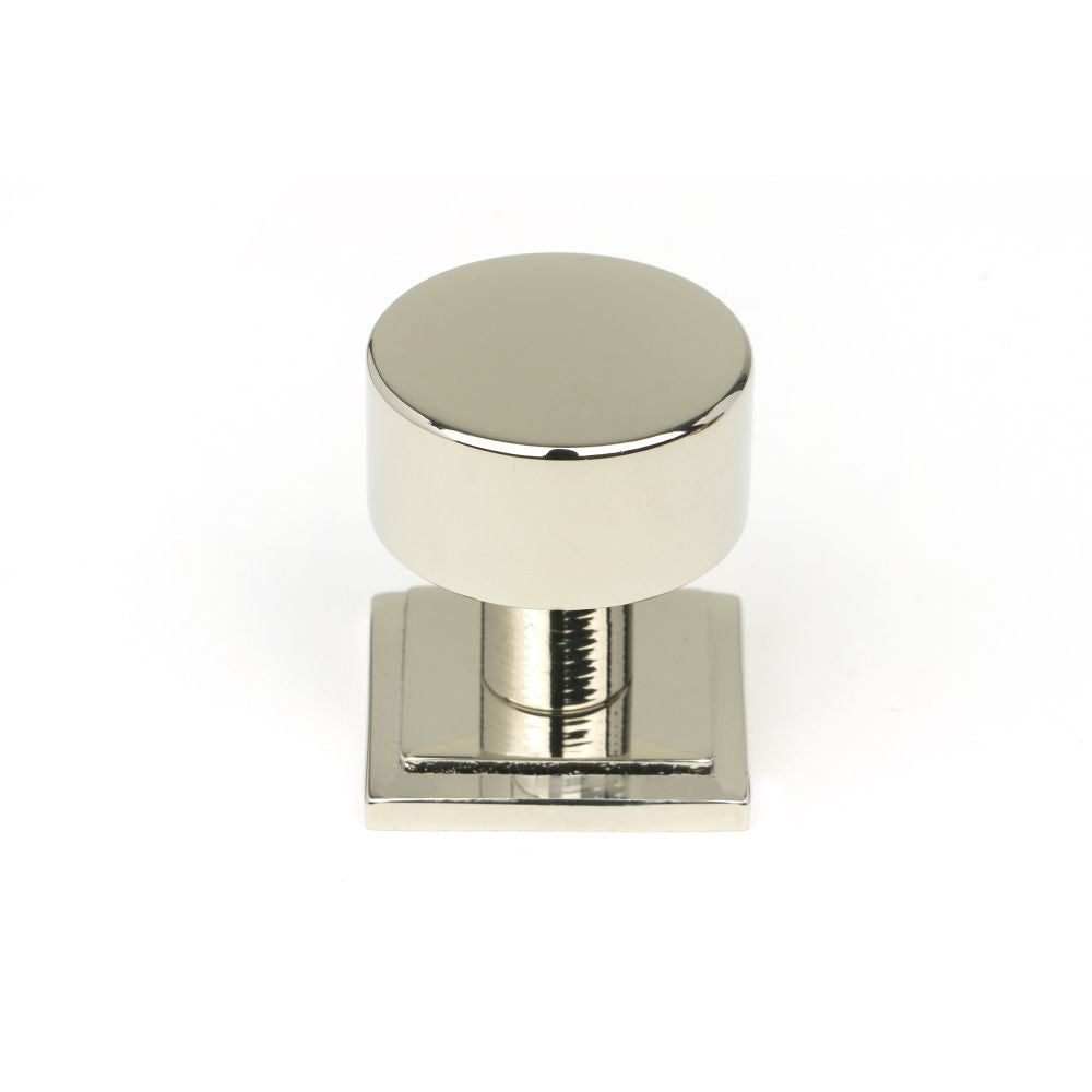 This is an image showing From The Anvil - Polished Nickel Kelso Cabinet Knob - 25mm (Square) available from T.H Wiggans Architectural Ironmongery in Kendal, quick delivery and discounted prices