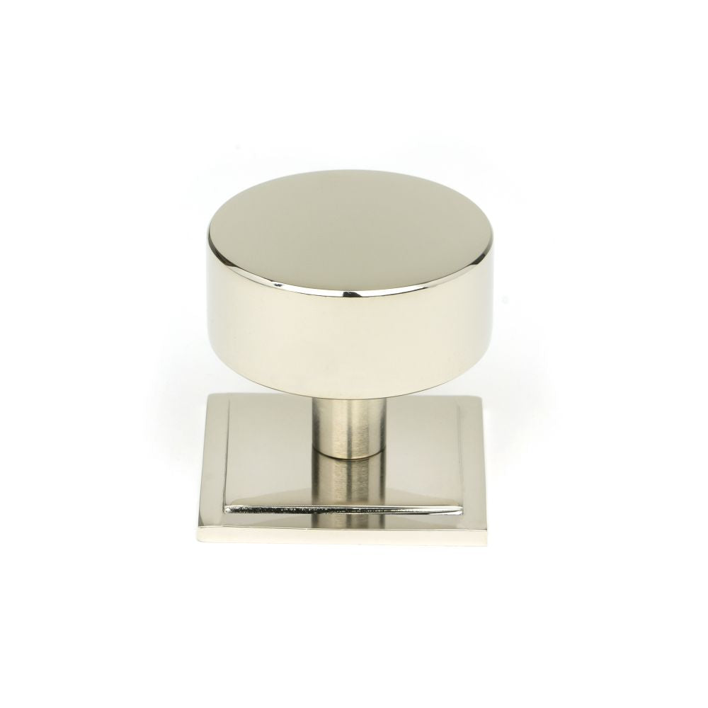 This is an image showing From The Anvil - Polished Nickel Kelso Cabinet Knob - 38mm (Square) available from T.H Wiggans Architectural Ironmongery in Kendal, quick delivery and discounted prices