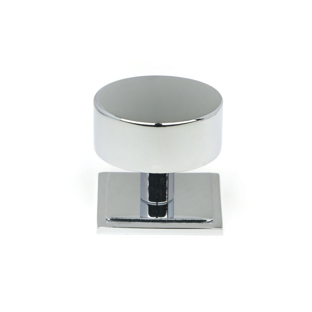 This is an image showing From The Anvil - Polished Chrome Kelso Cabinet Knob - 38mm (Square) available from T.H Wiggans Architectural Ironmongery in Kendal, quick delivery and discounted prices