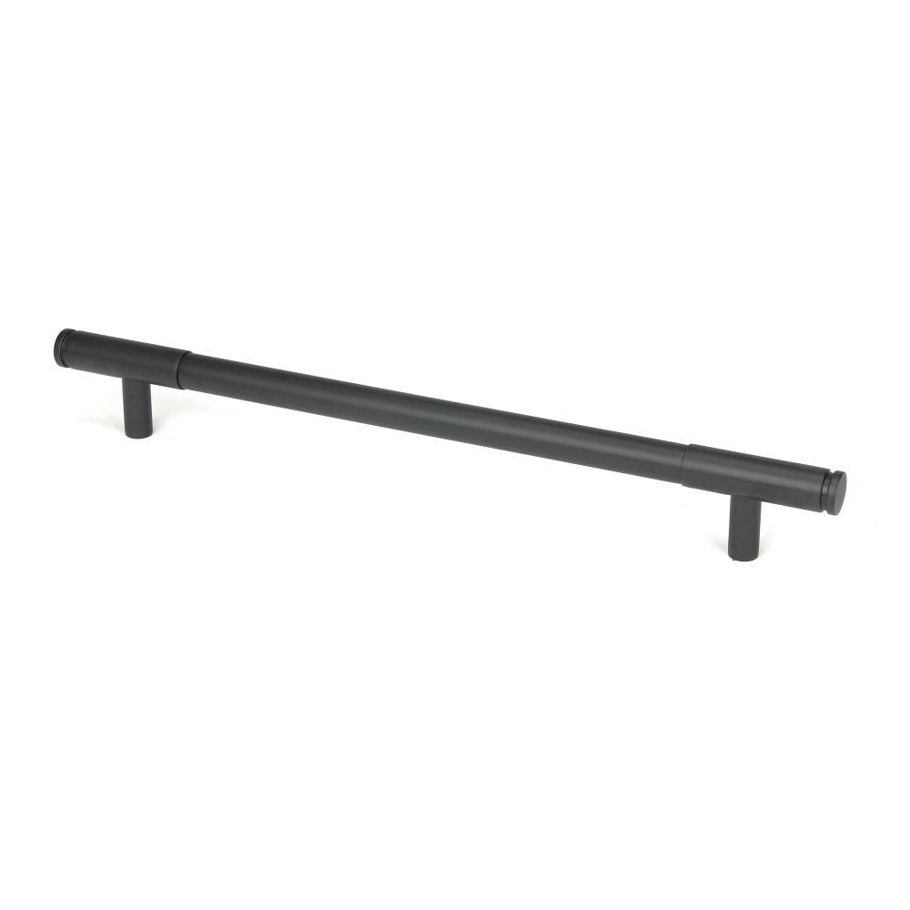 This is an image showing From The Anvil - Matt Black Kelso Pull Handle - Large available from T.H Wiggans Architectural Ironmongery in Kendal, quick delivery and discounted prices