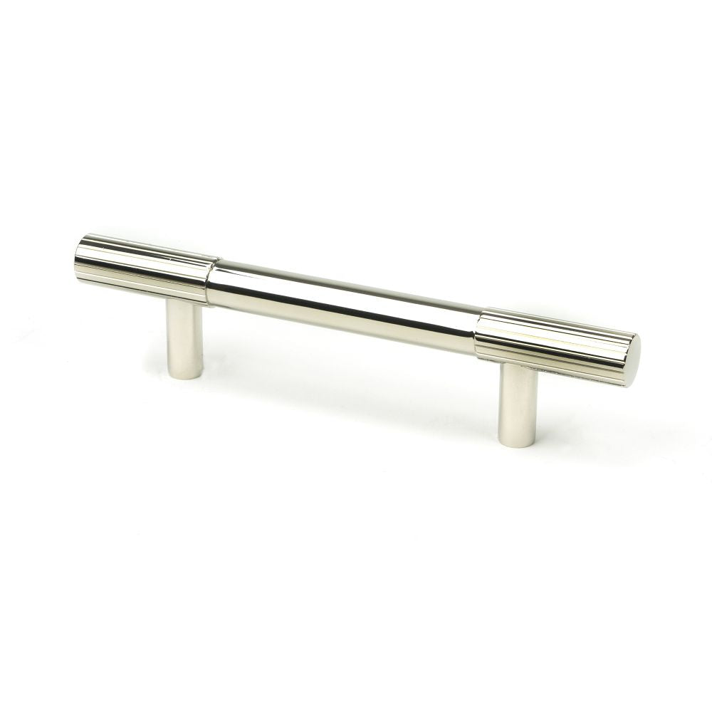 This is an image showing From The Anvil - Polished Nickel Judd Pull Handle - Small available from T.H Wiggans Architectural Ironmongery in Kendal, quick delivery and discounted prices