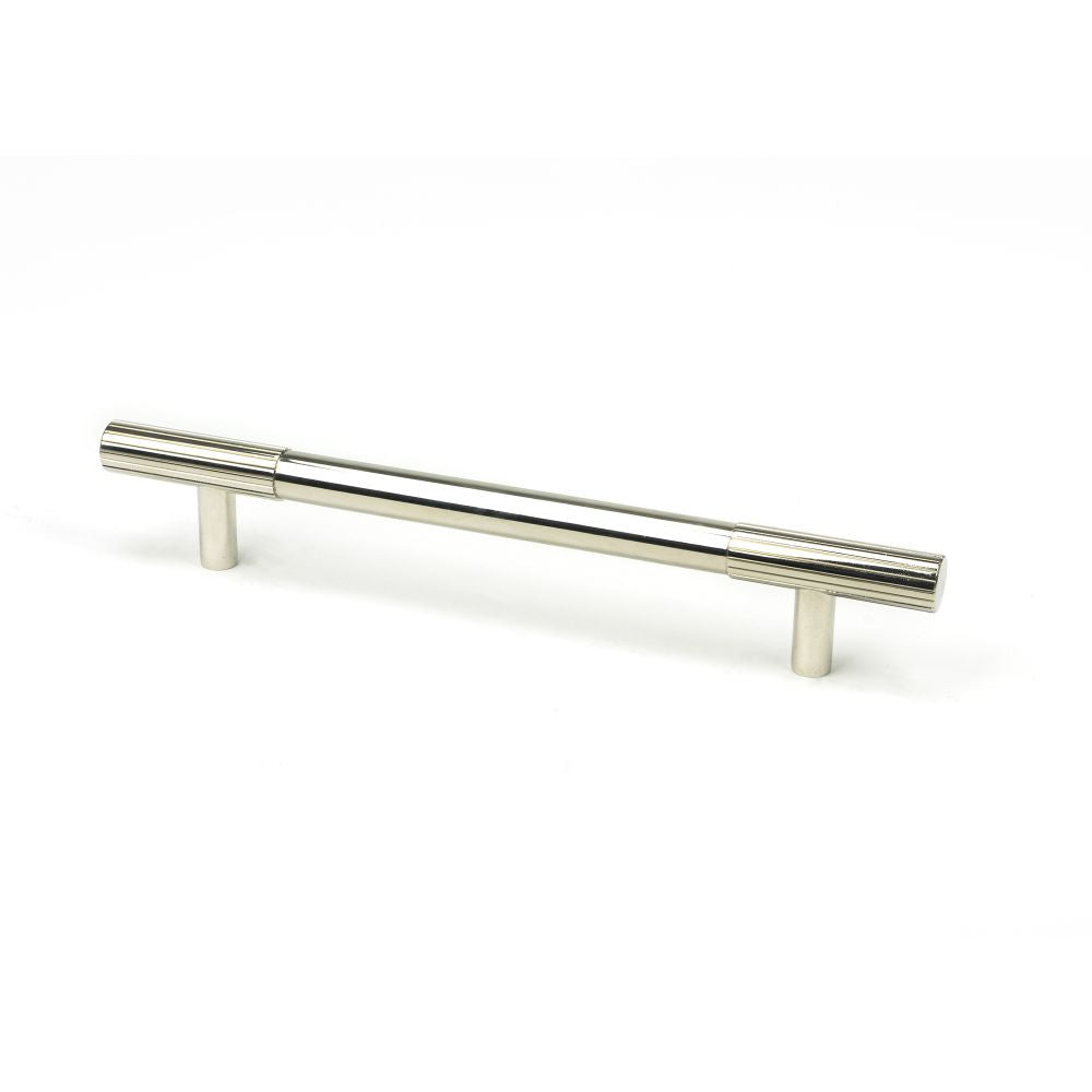 This is an image showing From The Anvil - Polished Nickel Judd Pull Handle - Medium available from T.H Wiggans Architectural Ironmongery in Kendal, quick delivery and discounted prices