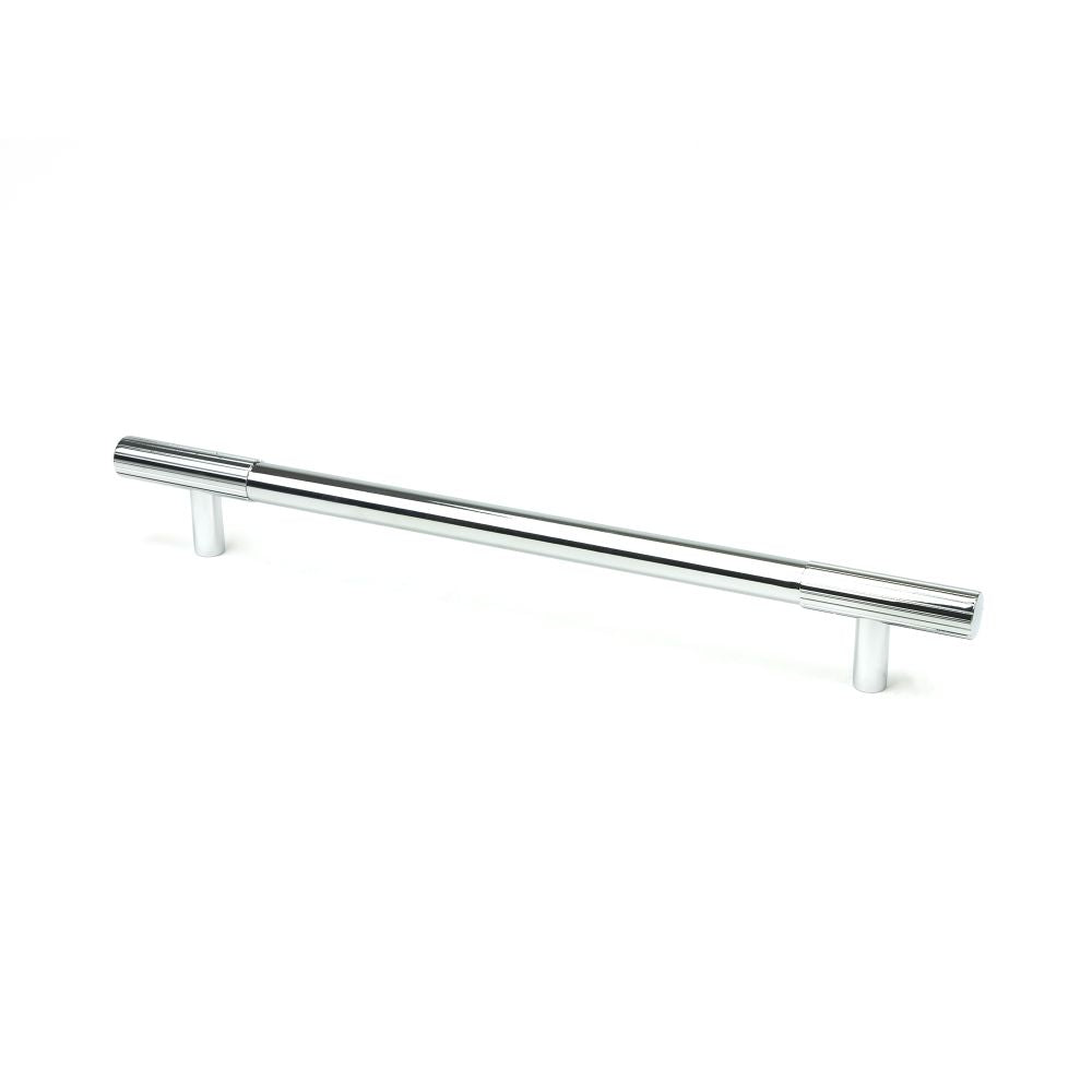This is an image showing From The Anvil - Polished Chrome Judd Pull Handle - Large available from T.H Wiggans Architectural Ironmongery in Kendal, quick delivery and discounted prices