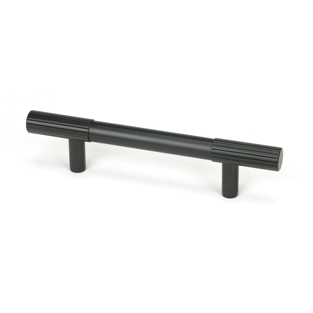 This is an image showing From The Anvil - Matt Black Judd Pull Handle - Small available from T.H Wiggans Architectural Ironmongery in Kendal, quick delivery and discounted prices