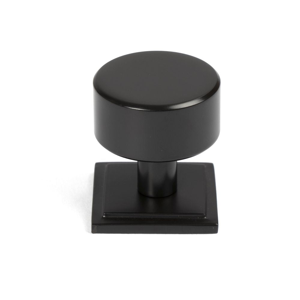 This is an image showing From The Anvil - Aged Bronze Kelso Cabinet Knob - 32mm (Square) available from T.H Wiggans Architectural Ironmongery in Kendal, quick delivery and discounted prices