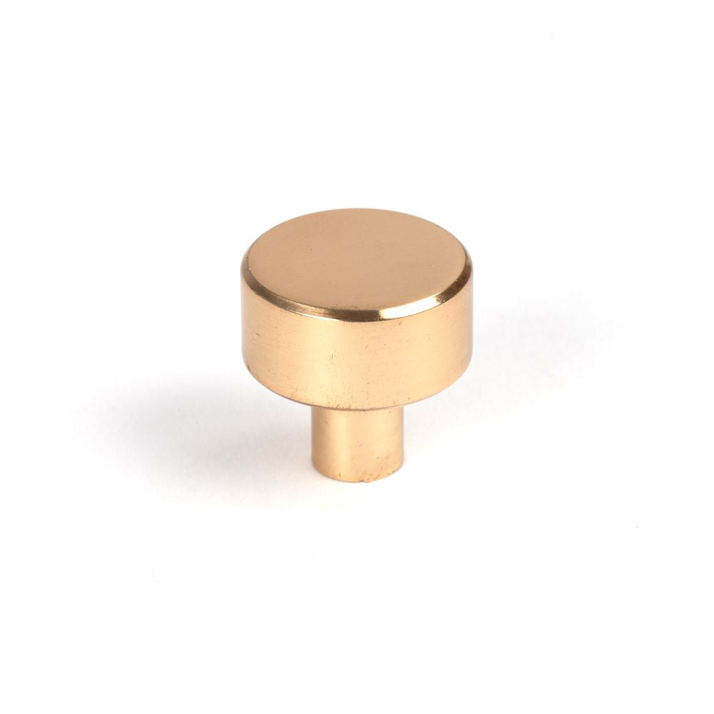This is an image showing From The Anvil - Polished Bronze Kelso Cabinet Knob - 25mm (No rose) available from T.H Wiggans Architectural Ironmongery in Kendal, quick delivery and discounted prices