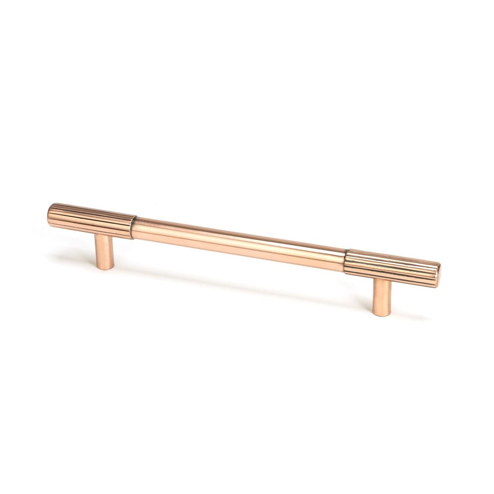This is an image showing From The Anvil - Polished Bronze Judd Pull Handle - Medium available from T.H Wiggans Architectural Ironmongery in Kendal, quick delivery and discounted prices