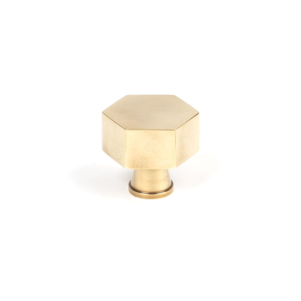This is an image showing From The Anvil - Aged Brass Kahlo Cabinet Knob - 32mm available from T.H Wiggans Architectural Ironmongery in Kendal, quick delivery and discounted prices