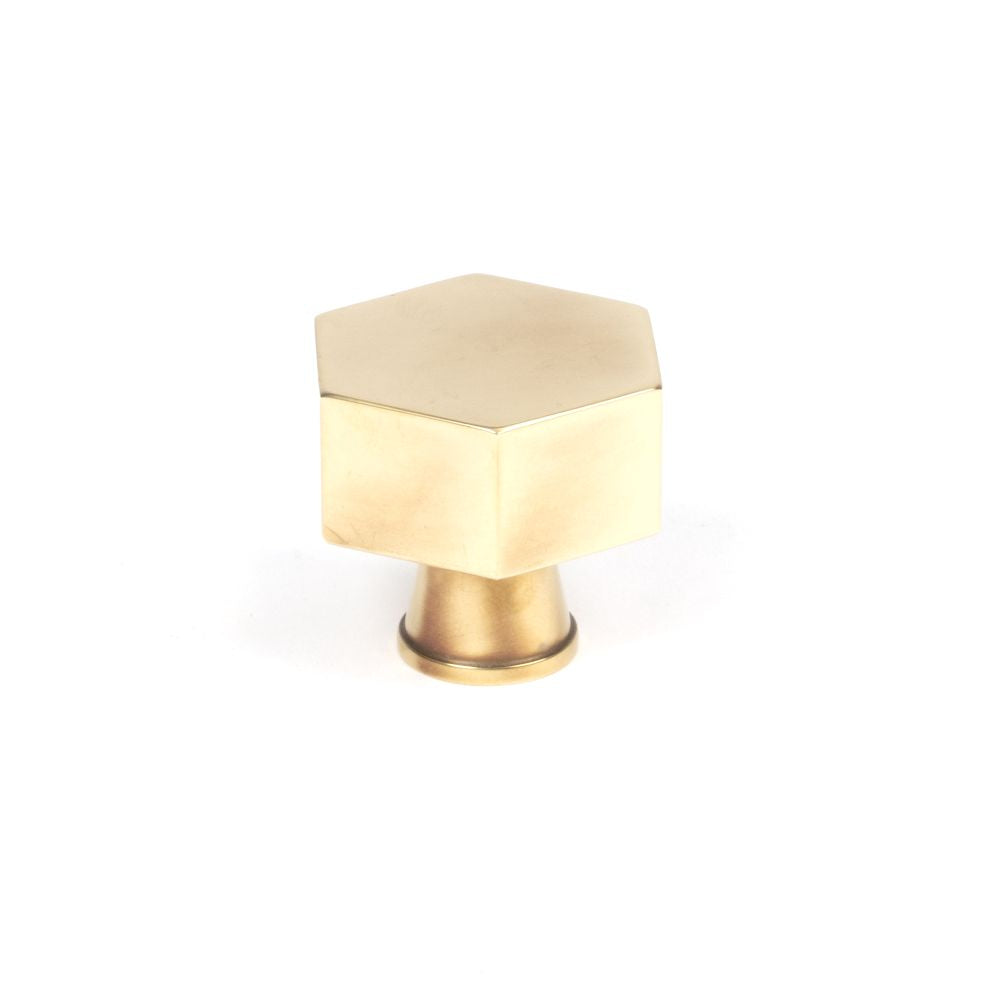 This is an image showing From The Anvil - Aged Brass Kahlo Cabinet Knob - 38mm available from T.H Wiggans Architectural Ironmongery in Kendal, quick delivery and discounted prices