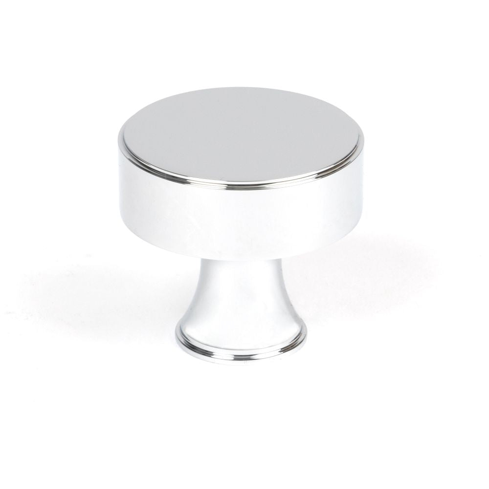 This is an image showing From The Anvil - Polished Chrome Scully Cabinet Knob - 38mm available from T.H Wiggans Architectural Ironmongery in Kendal, quick delivery and discounted prices