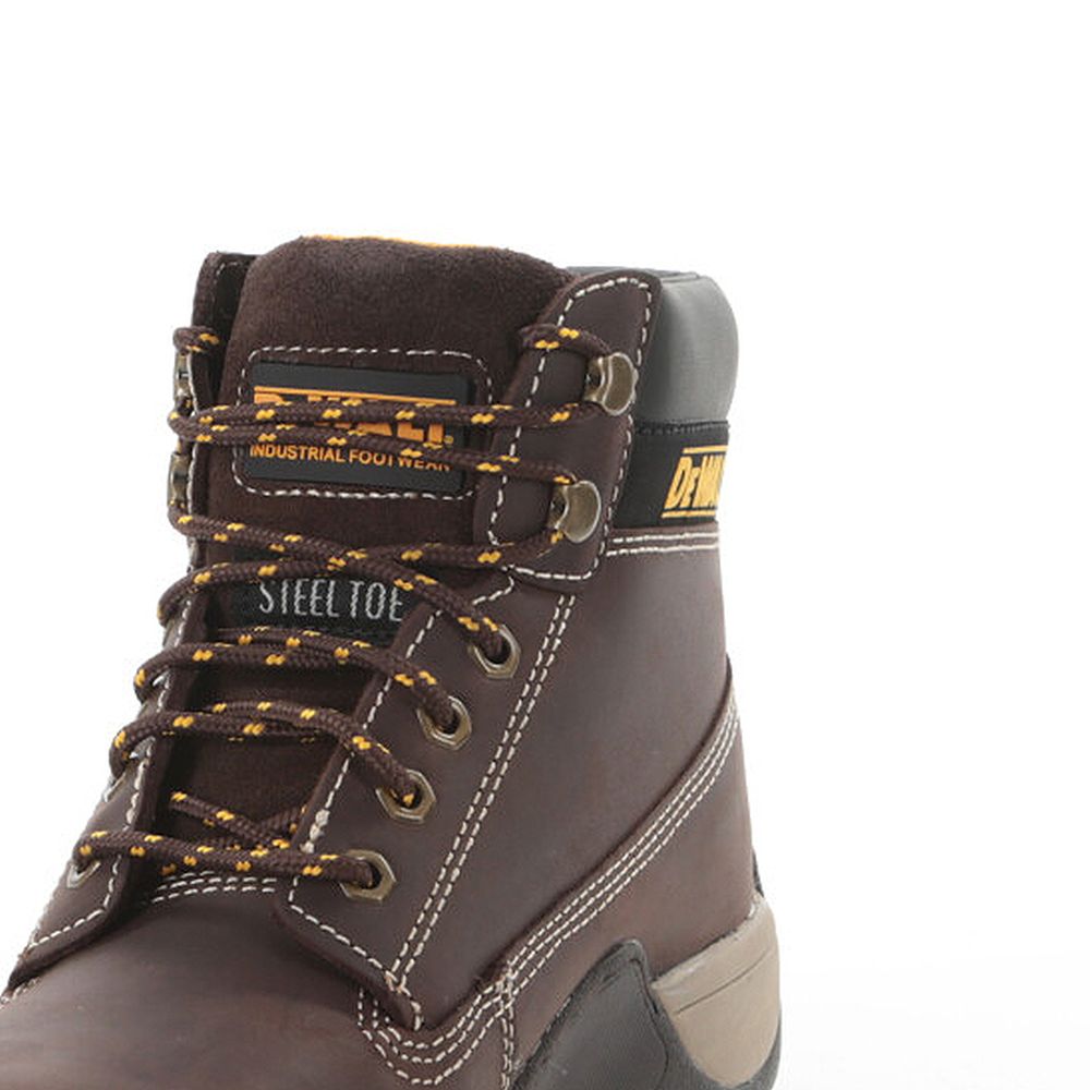 This is an image of DeWalt - Brown Nubuck Safety Hiker Apprentice Brown 9 available to order from T.H Wiggans Architectural Ironmongery in Kendal, quick delivery and discounted prices.