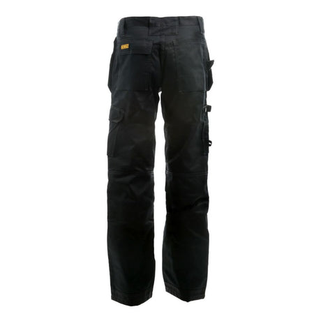 This is an image of DeWalt - Black Knee Pad Holster Trouser Pro Tradesman Trouser L33W30 available to order from T.H Wiggans Architectural Ironmongery in Kendal, quick delivery and discounted prices.