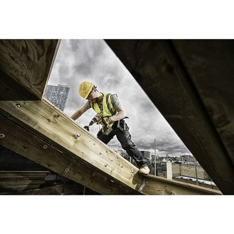 This is an image of DeWalt - Black Knee Pad Holster Trouser Pro Tradesman Trouser L31W36 available to order from T.H Wiggans Architectural Ironmongery in Kendal, quick delivery and discounted prices.