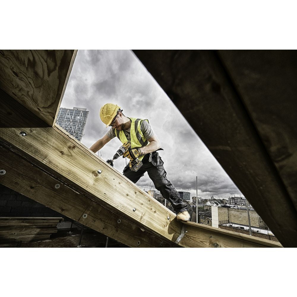 This is an image of DeWalt - Black Knee Pad Holster Trouser Pro Tradesman Trouser L29W38 available to order from T.H Wiggans Architectural Ironmongery in Kendal, quick delivery and discounted prices.