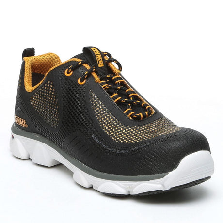 This is an image of DeWalt - Blakc PU Sports Safety Trainer Krypton 6 available to order from T.H Wiggans Architectural Ironmongery in Kendal, quick delivery and discounted prices.
