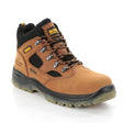 This is an image of DeWalt - Brown Waterproof Safety Hiker Challenger Brown 8 available to order from T.H Wiggans Architectural Ironmongery in Kendal, quick delivery and discounted prices.