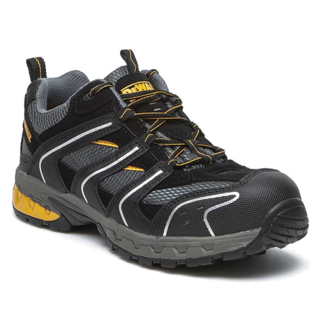 This is an image of DeWalt - Black/Grey Sports Safety Trainer Cutter 10 available to order from T.H Wiggans Architectural Ironmongery in Kendal, quick delivery and discounted prices.