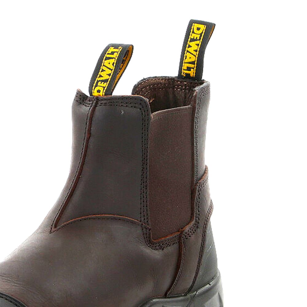 This is an image of DeWalt - Brown Waxy Safety Dealer Boot Grafton 11 available to order from T.H Wiggans Architectural Ironmongery in Kendal, quick delivery and discounted prices.
